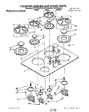 SECTION Diagram and Parts List for KGCT305XAL3  KitchenAid Cooktop