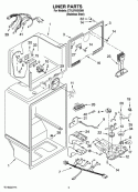 LINER PARTS Diagram and Parts List for ET1LFKXKS09  Whirlpool Refrigerator