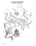 Part Location Diagram of 9741705 Whirlpool PANEL