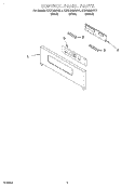 Part Location Diagram of 4453661 Whirlpool Electronic Control Board