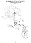 MAGNETRON AND AIR FLOW Diagram and Parts List for KCMS122YBL0  KitchenAid Microwave