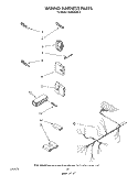 WIRING HARNESS Diagram and Parts List for DU9000XR8  Whirlpool Dishwasher