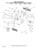 AIR FLOW PARTS Diagram and Parts List for WMH53520AS0  Whirlpool Microwave