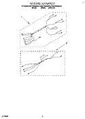 WIRING HARNESS Diagram and Parts List for KGCT305BBL0  KitchenAid Cooktop