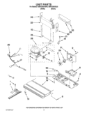 UNIT PARTS Diagram and Parts List for KBFS20EVBL8  KitchenAid Refrigerator