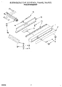 REFRIGERATOR CONTROL PANEL Diagram and Parts List for KSSS36MDX00  KitchenAid Refrigerator
