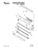 CONTROL PANEL, LIT/OPTIONAL Diagram and Parts List for RB760PXYQ3  Whirlpool Wall Oven