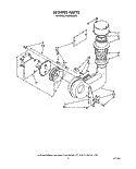 BLOWER Diagram and Parts List for KUDA22ST3  KitchenAid Dishwasher