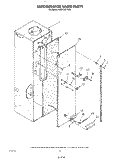 REFRIGERATOR LINER Diagram and Parts List for KSRF36DTX00  KitchenAid Refrigerator
