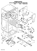 LINER PARTS Diagram and Parts List for ER8MHKXRS02  Whirlpool Refrigerator
