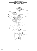 BURNER PARTS Diagram and Parts List for KGCR025BAL1  KitchenAid Cooktop