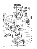 Part Location Diagram of 359322 Whirlpool Baseplate, Lower