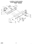 CONTROL PANEL Diagram and Parts List for KAWE770BWH0  KitchenAid Washer
