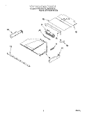 TOP VENTING, OPTIONAL Diagram and Parts List for RBD277PDB2  Whirlpool Wall Oven