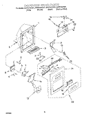DISPENSER FRONT Diagram and Parts List for GS6SHAXKB01  Whirlpool Refrigerator