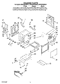 CHASSIS PARTS Diagram and Parts List for MGRH865QDB12  Maytag Range