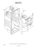 LINER Diagram and Parts List for RT14CKXVW10  Roper Refrigerator