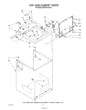 TOP AND CABINET , LITERATURE AND OPTIONAL Diagram and Parts List for KAWE550VWH0  KitchenAid Washer