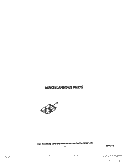 MISCELLANEOUS, OPTIONAL Diagram and Parts List for DU9200XX1  Whirlpool Dishwasher