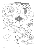 UNIT Diagram and Parts List for KSRS25CKWH02  KitchenAid Refrigerator