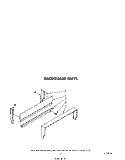 BACKGUARD Diagram and Parts List for SF305EERW0  Whirlpool Range