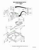 MACHINE BASE PARTS Diagram and Parts List for WTW58ESVW1  Whirlpool Washer