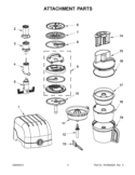 Part Location Diagram of WPW10451465 Whirlpool DISC-SHRED