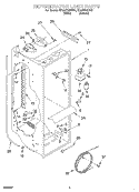 REFRIGERATOR LINER Diagram and Parts List for ED22TEXHW01  Whirlpool Refrigerator