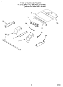 TOP VENTING, OPTIONAL Diagram and Parts List for GBS277PDB1  Whirlpool Wall Oven
