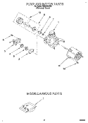 PUMP AND MOTOR, MISCELLANEOUS Diagram and Parts List for RUD4500DB0  Roper Dishwasher