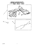WIRING HARNESS, OPTIONAL Diagram and Parts List for KEBS107YBL1  KitchenAid Wall Oven