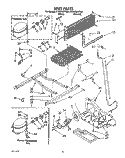 UNIT Diagram and Parts List for ET25RKXYW01  Whirlpool Refrigerator