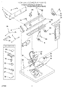 SECTION Diagram and Parts List for GEQ8858EQ0  Whirlpool Dryer