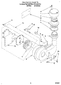 BLOWER Diagram and Parts List for KUDA230YAL2  KitchenAid Dishwasher