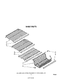 SHELF Diagram and Parts List for EV130NXRW0  Whirlpool Freezer