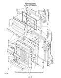 DOOR Diagram and Parts List for KTRF18MSPLY0  Whirlpool Refrigerator