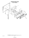 BACKGUARD , LIT / OPTIONAL Diagram and Parts List for SF365BEPW4  Whirlpool Range