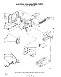 AIRFLOW AND CONTROL PARTS Diagram and Parts List for ACP492XM1  Whirlpool Air Conditioner