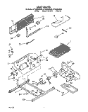 UNIT Diagram and Parts List for ET18DKXZW00  Whirlpool Refrigerator