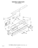 CONTROL PANEL , LITERATURE AND OPTIONAL Diagram and Parts List for RB120PXK2  Whirlpool Wall Oven