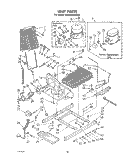 UNIT Diagram and Parts List for ED25SMXRWR0  Whirlpool Refrigerator