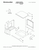 OVEN PARTS Diagram and Parts List for KBHS179SSS05  KitchenAid Microwave