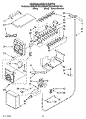 ICEMAKER PARTS Diagram and Parts List for KSSS42QTB02  KitchenAid Refrigerator