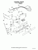 CONTROL PARTS Diagram and Parts List for ED5LHAXWS07  Whirlpool Refrigerator