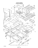 SHELF , LIT/OPTIONAL Diagram and Parts List for ET20DKXVW06  Whirlpool Refrigerator