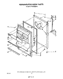 REFRIGERATOR DOOR , NOT ILLUSTRATED Diagram and Parts List for ET16XK1MWR3  Whirlpool Refrigerator