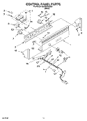 Part Location Diagram of 8524808 Whirlpool Fitting, Pressure Hose ``T``