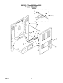 REAR CHASSIS PARTS, MISCELLANEOUS PARTS Diagram and Parts List for KGRC608LSS0  KitchenAid Range