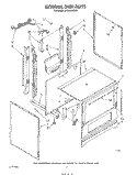 EXTERNAL OVEN Diagram and Parts List for SF310PSRW1  Whirlpool Range