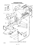 ICE MAKER , NOT ILLUSTRATED Diagram and Parts List for ET16JMXRWR3  Whirlpool Refrigerator